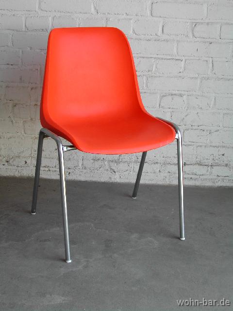 stuhl-s11 stapelsthle 1989, design helmut starke 1974, 7 stck, je 55,- euro