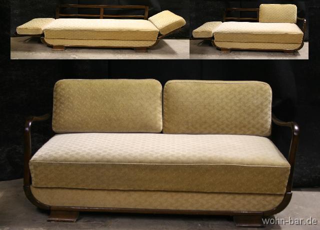 sofa-so6 1930er, sehr gut erhalten, beidseitig ausklappbar,<br>
b 170cm, t 86cm, h 85cm,<br>
verkauft