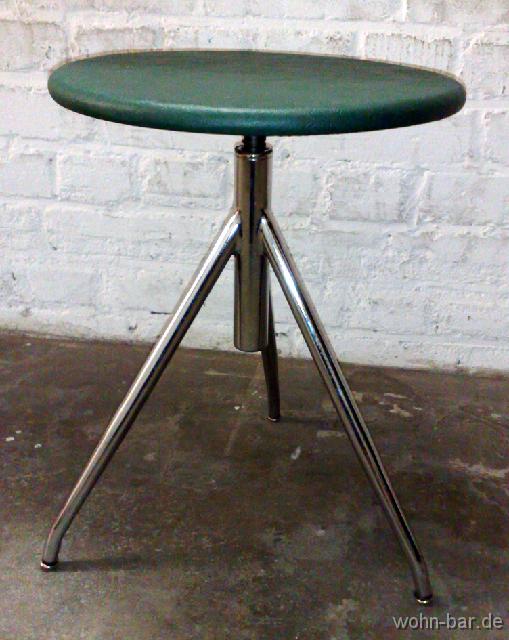 drehhocker drehhocker hhenverstellbar 60er jahre,<br>
h 44-60cm, durchmesser 35cm,<br>
55,-euro